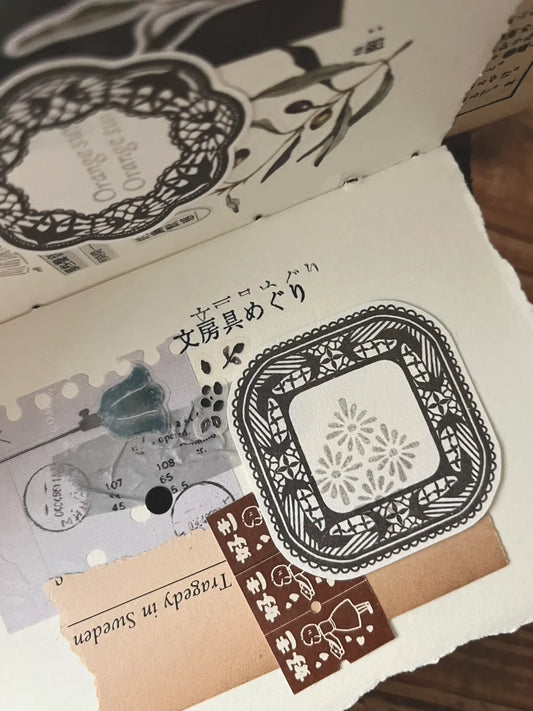 Breezy Studio - Bird Letter Paper | 50pcs Notebook | Ephemera Paper