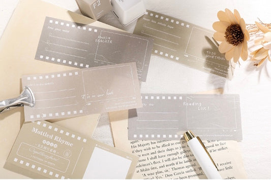 Ephemera Paper - Literary Film | 40pcs Note Pad | Special Paper