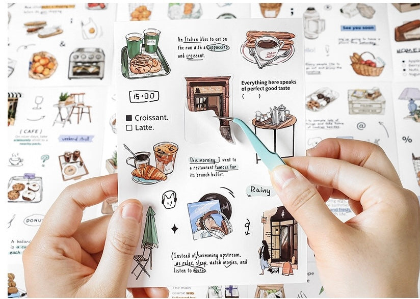 IM - Daily Life | 8 Sheets Sticker | Die Cut