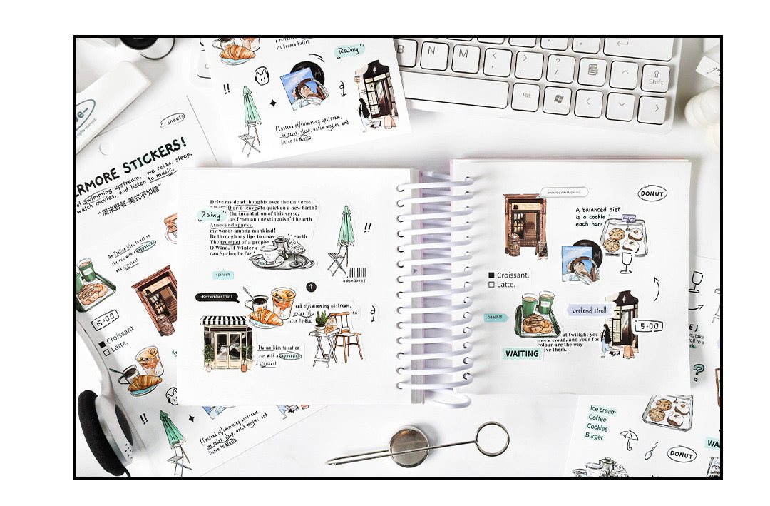 IM - Daily Life | 8 Sheets Sticker | Die Cut