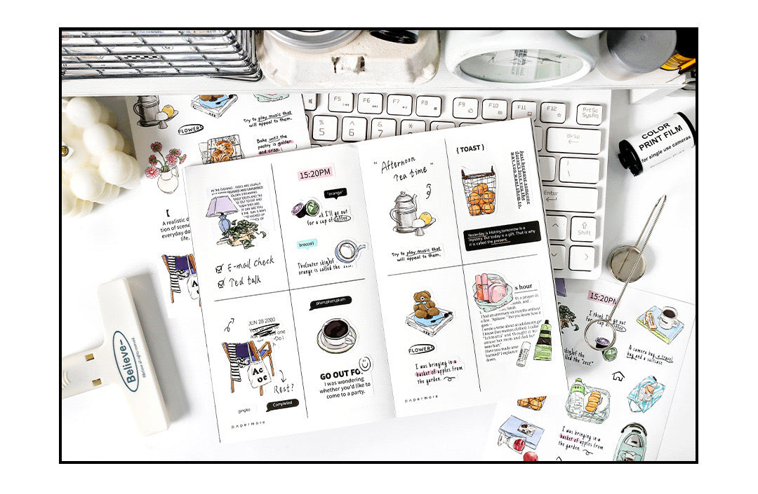 IM - Daily Life | 8 Sheets Sticker | Die Cut