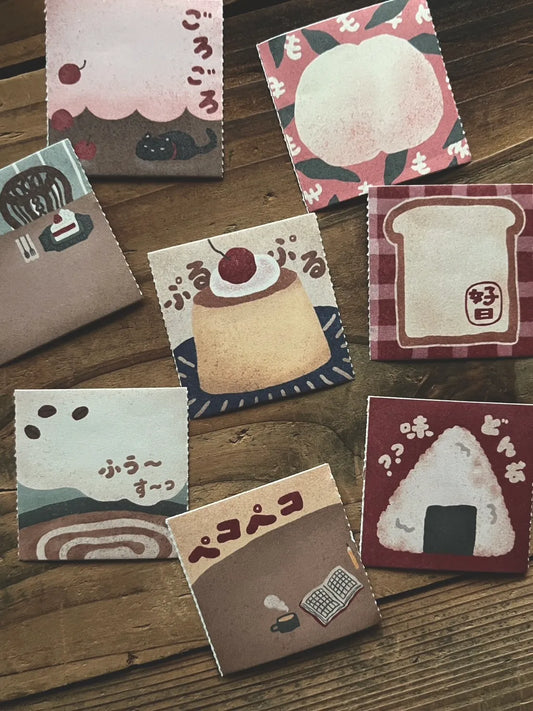 NEW! Breezy Studio - Yummy Memories | 4.5cm Sticker Memo Roll | Release Paper | 5M