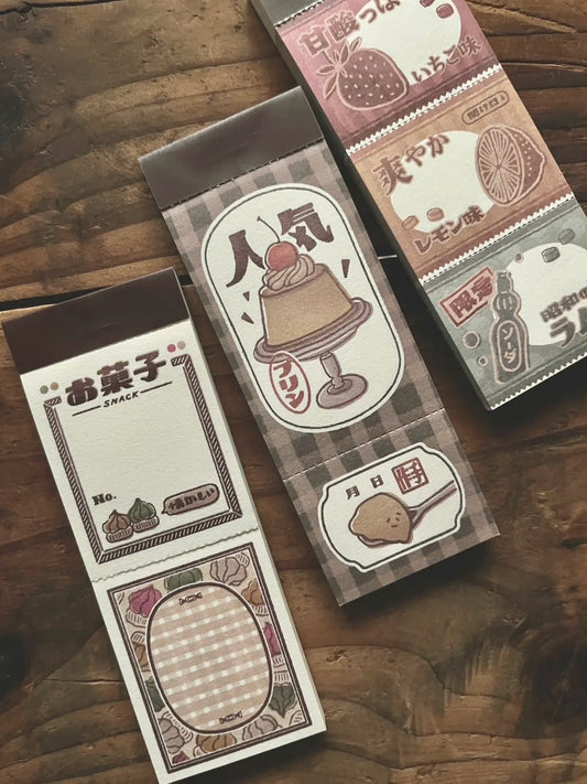 NEW! Breezy Studio - Snack Time | 50pcs Notebook | Ephemera Paper