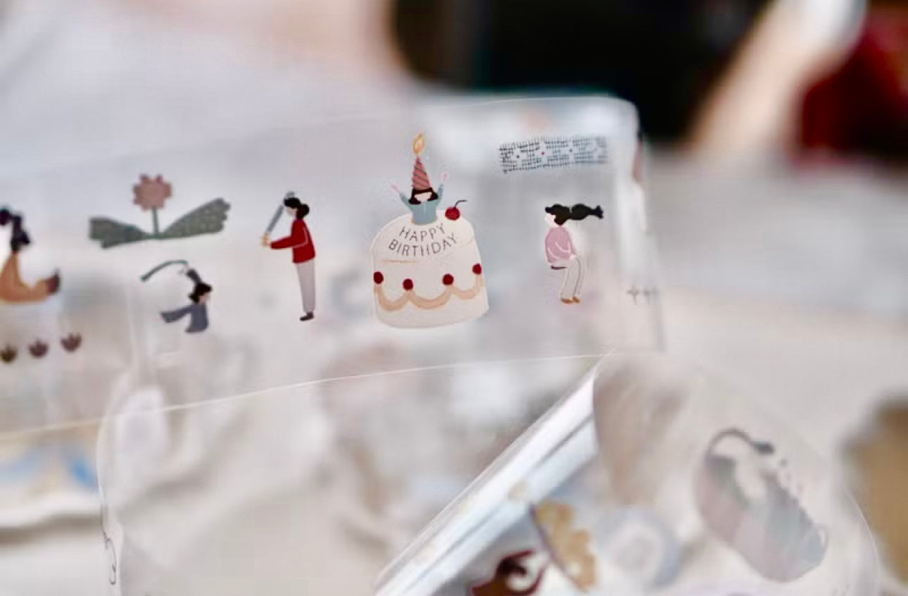 NEW! Ivy Snow - Day Dream | Matte Silver-foil |4cm PET Tape | Release Paper