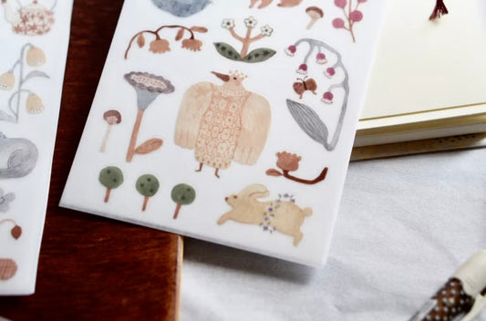 NEW! Ivy Snow - Spring Bloom | 2 Sheets | Rub On Sticker