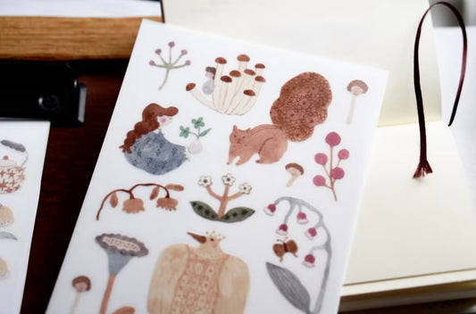 NEW! Ivy Snow - Spring Bloom | 2 Sheets | Rub On Sticker