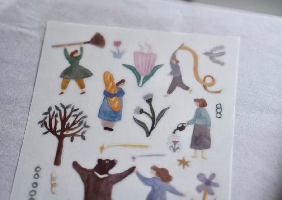NEW! Ivy Snow - Day Dream | 2 Sheets | Rub On Sticker