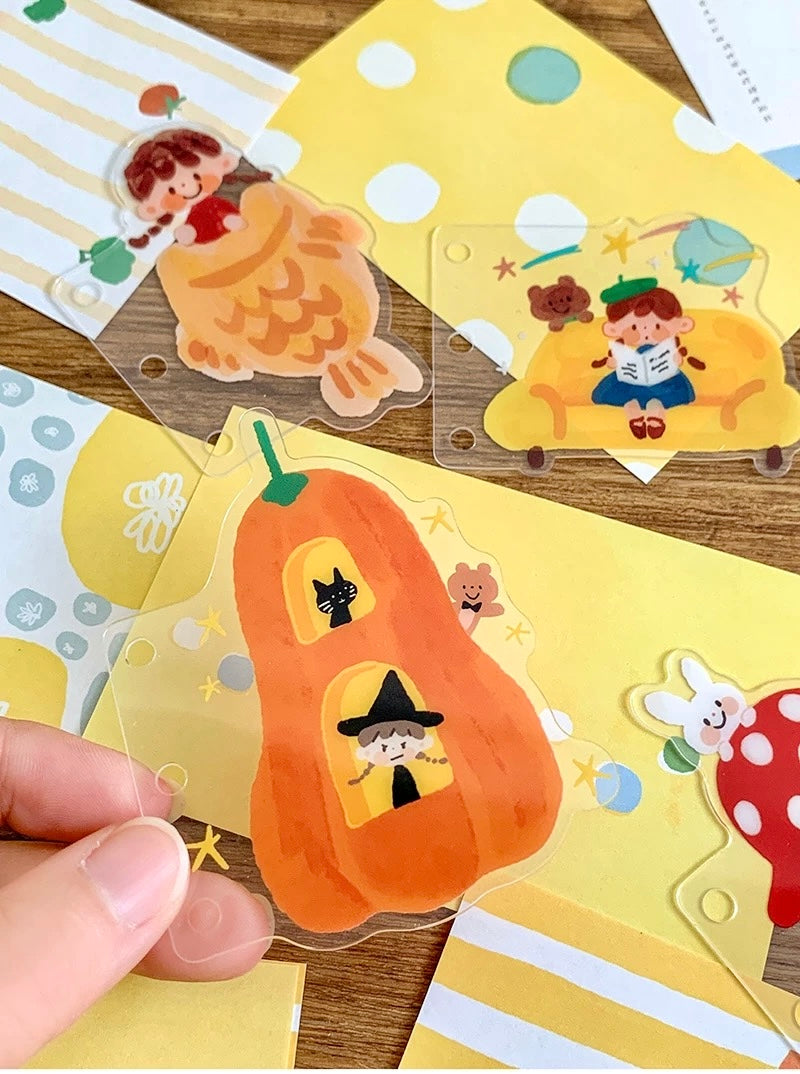 (ETA 02/12) Molinta - m5/ a7/ 6per/ | 6pcs Notebook Divider Set | PVC | Pre-punched | Journal Accessories