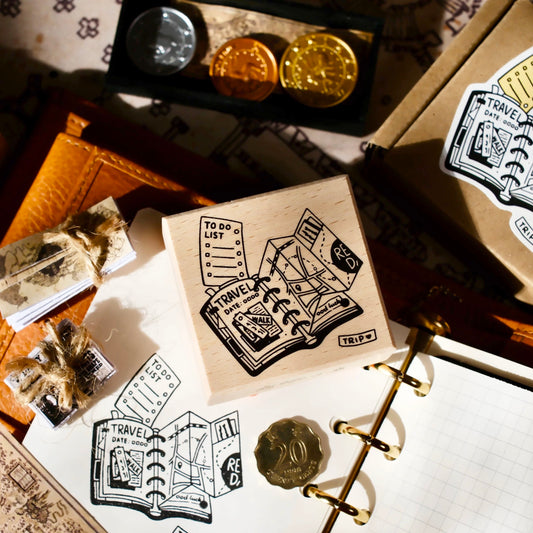 NEW! Cube Fish - Vol.13 | Traveling with my Journal | Rubber Stamps