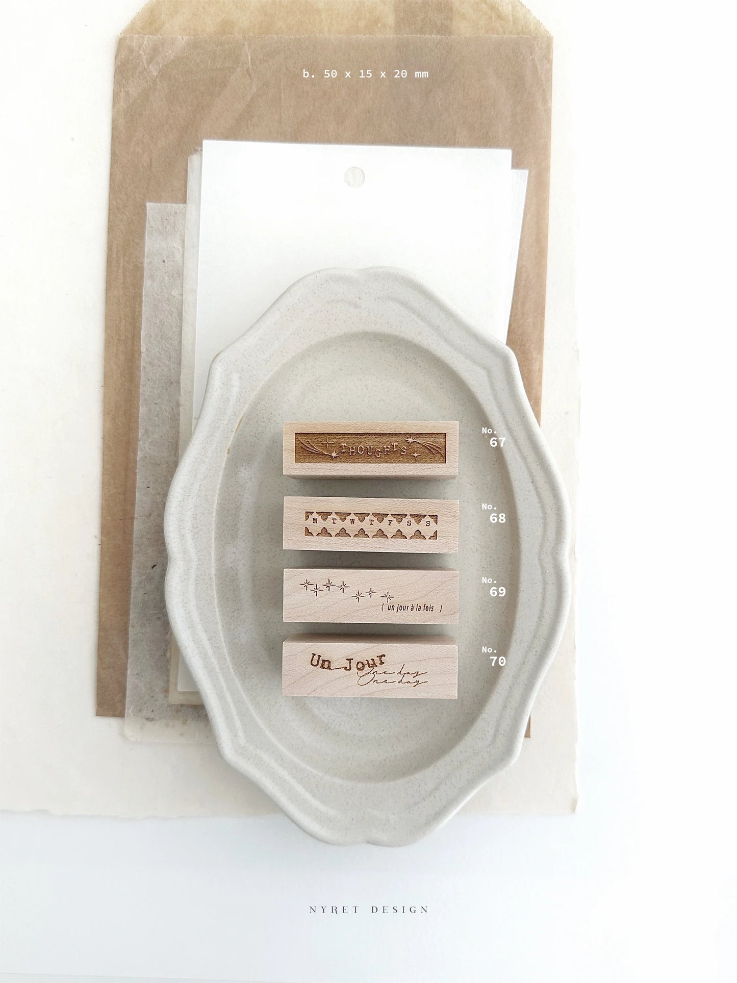 NEW! Nyret - Vol.11 One Day | Rubber Stamps
