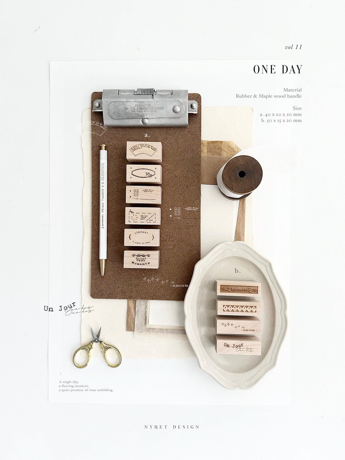 NEW! Nyret - Vol.11 One Day | Rubber Stamps