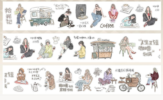 NEW! Xiyue Studio - Shi Guang Ji | Kiss-cut | 7cm Tape | Release Paper | 5.5M