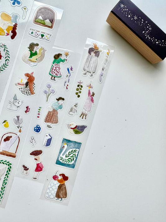 Ivy Snow - A Lovely Day | Kiss-cut | 3cm PET Tape | Release Paper