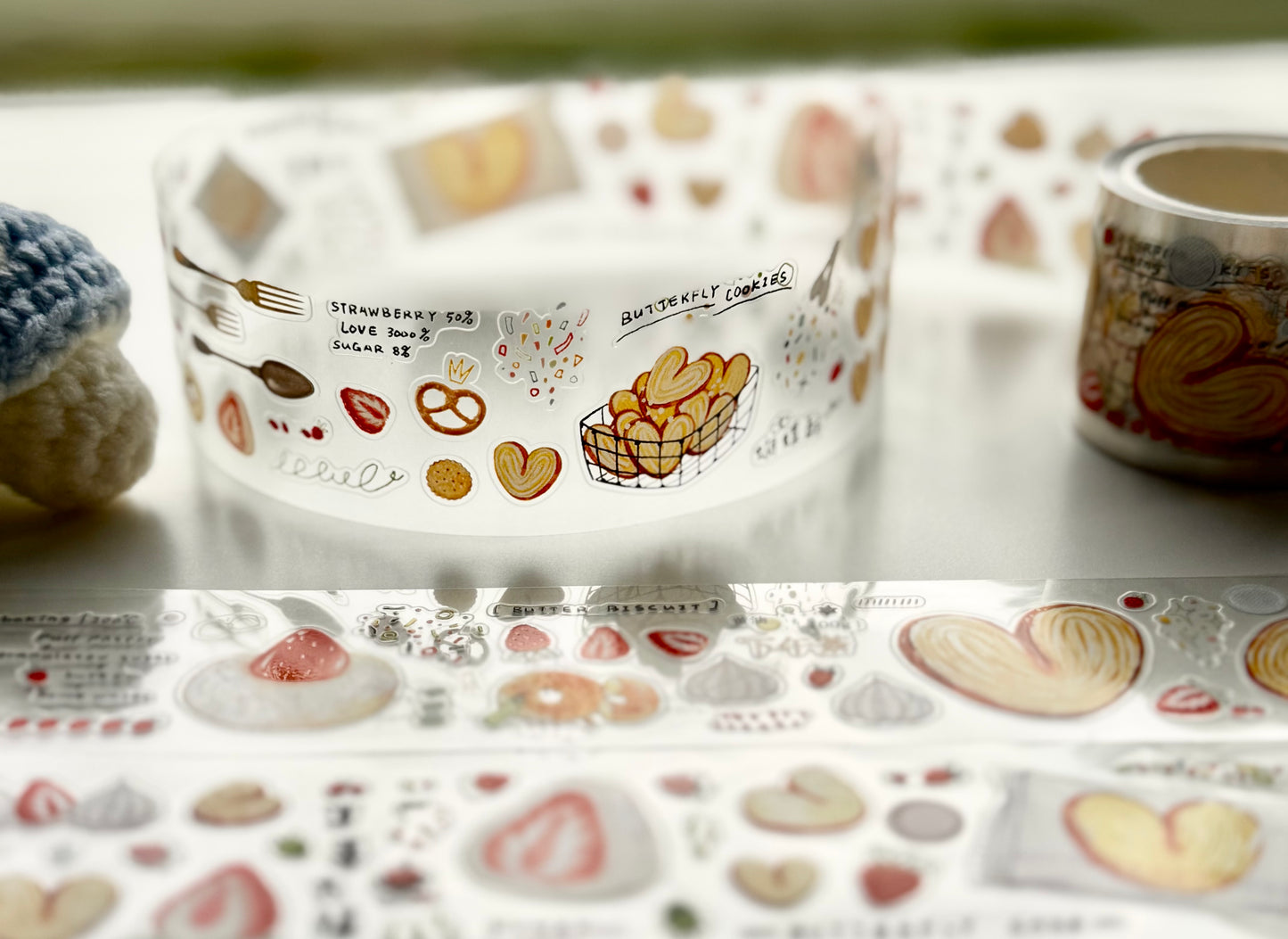 NEW! Pear Bunny Studio - Palmier | Kiss-cut | 3.5cm PET Tape | Release Paper | 5.2M