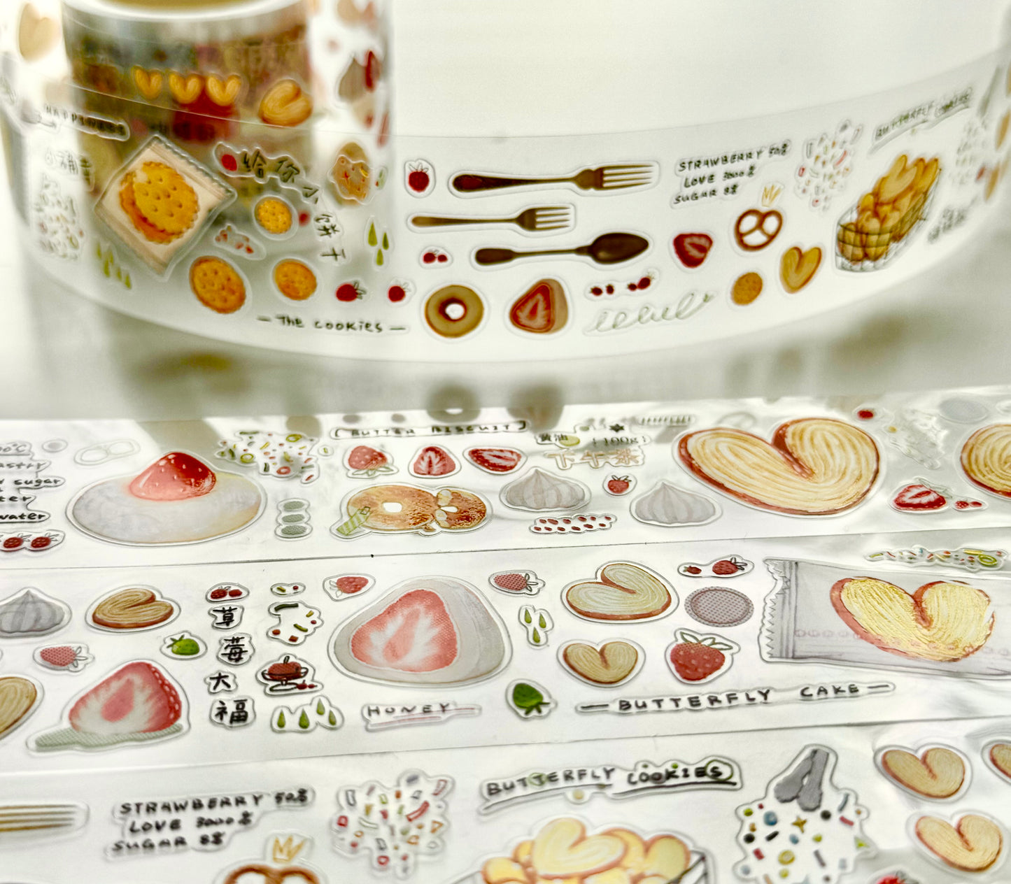 NEW! Pear Bunny Studio - Palmier | Kiss-cut | 3.5cm PET Tape | Release Paper | 5.2M