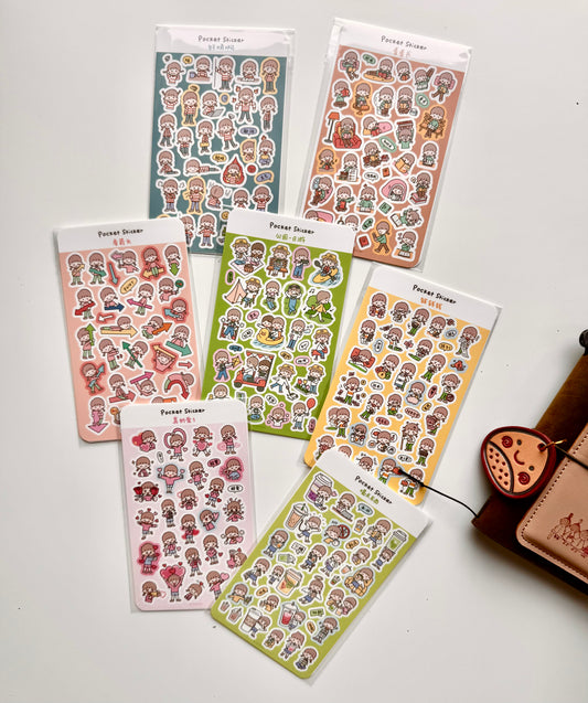 NEW! Molinta - Pocket Sticker III | Mini Size | PVC Die Cut Sticker