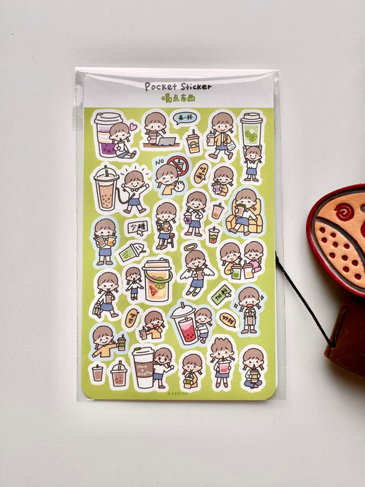 NEW! Molinta - Pocket Sticker III | Mini Size | PVC Die Cut Sticker