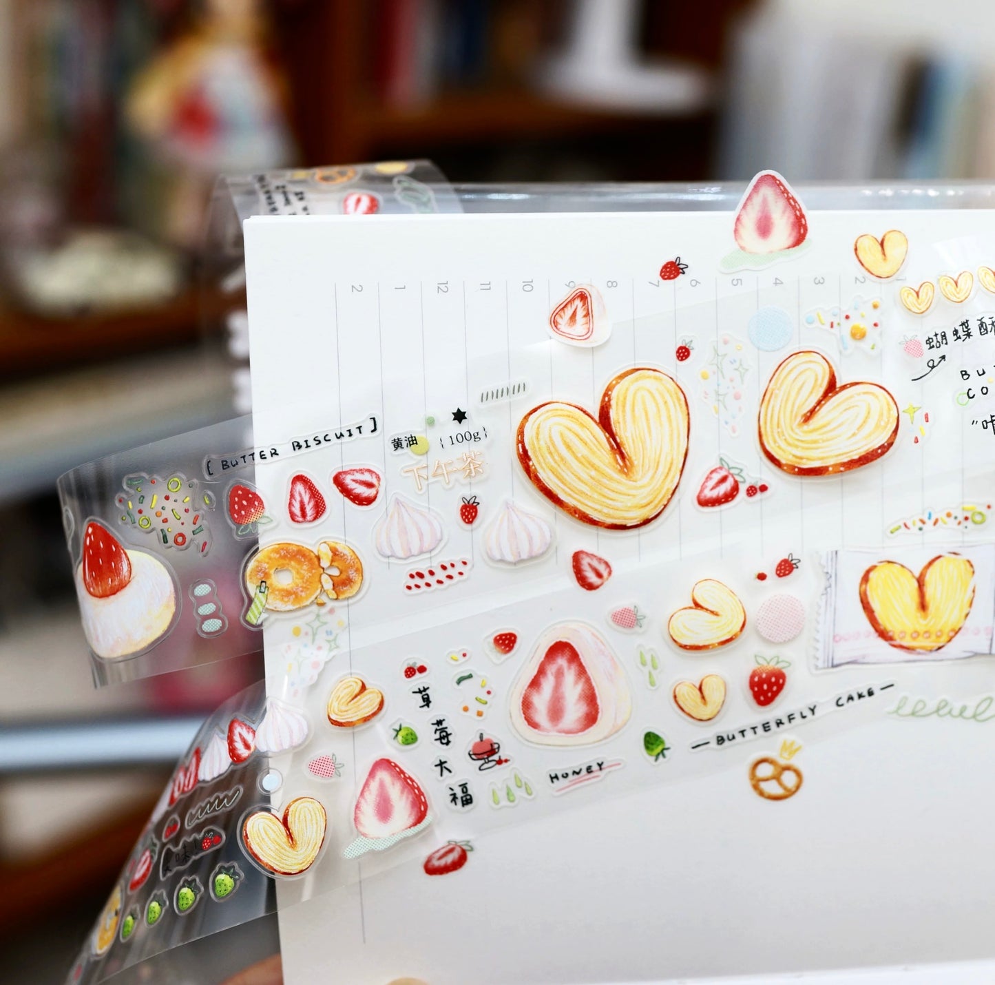 NEW! Pear Bunny Studio - Palmier | Kiss-cut | 3.5cm PET Tape | Release Paper | 5.2M