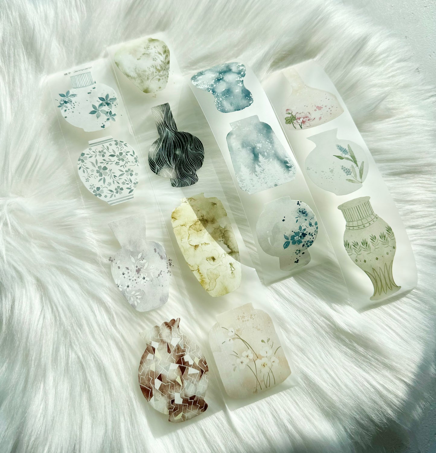 Jennyuanzi Studio - Vol.6 China | 5cm PET Tape | Release Paper