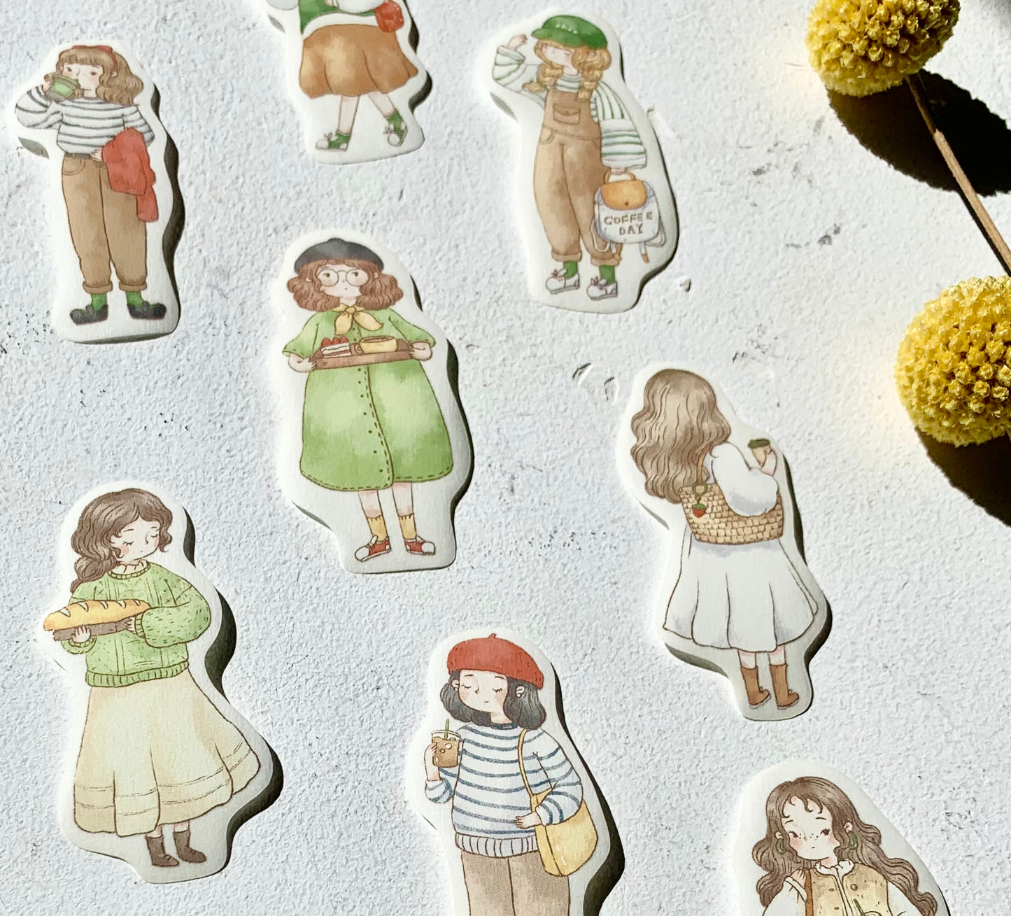 Sho Littlehappiness - 2nd Anniversary - Coffee Day | 10pcs Stickers Pack