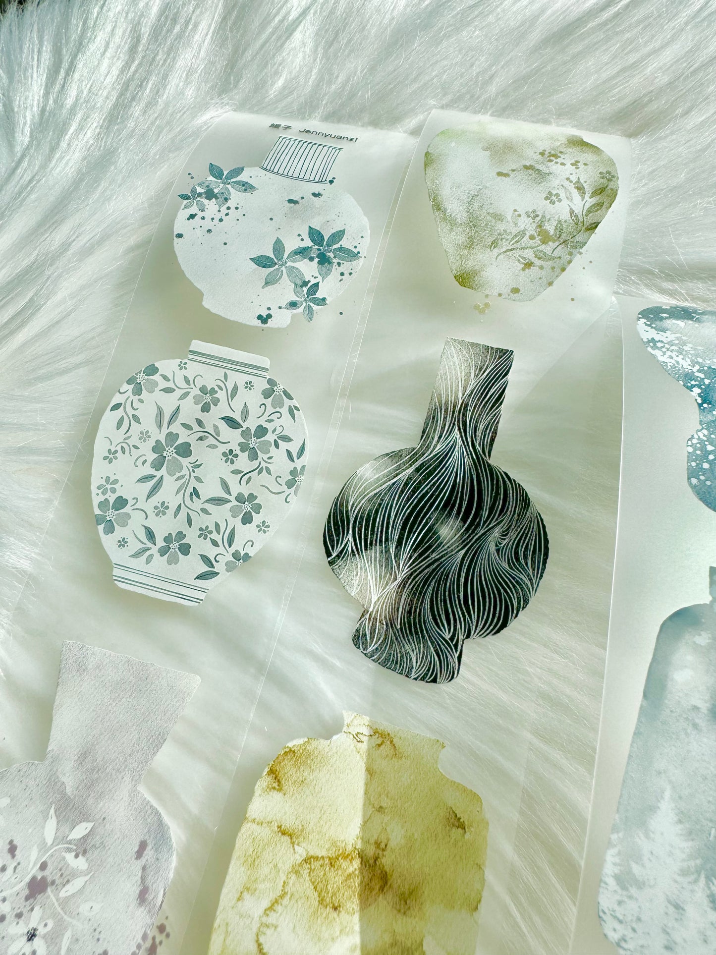 Jennyuanzi Studio - Vol.6 China | 5cm PET Tape | Release Paper