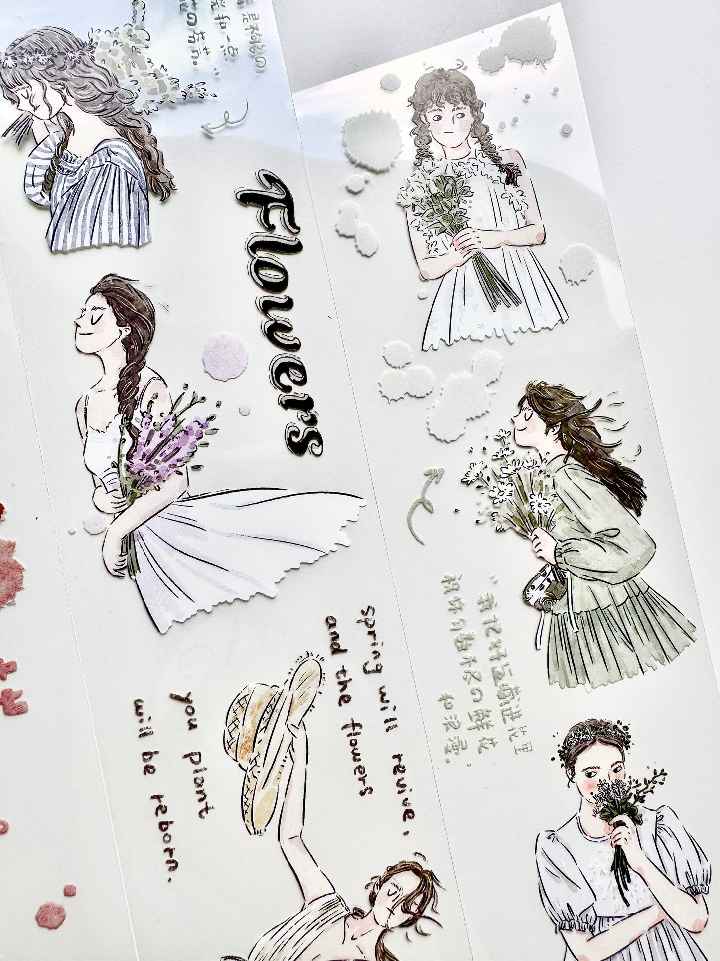 NEW! Xiyue Studio - Flowers | 5.5cm PET Tape | Release Paper | 5.5M