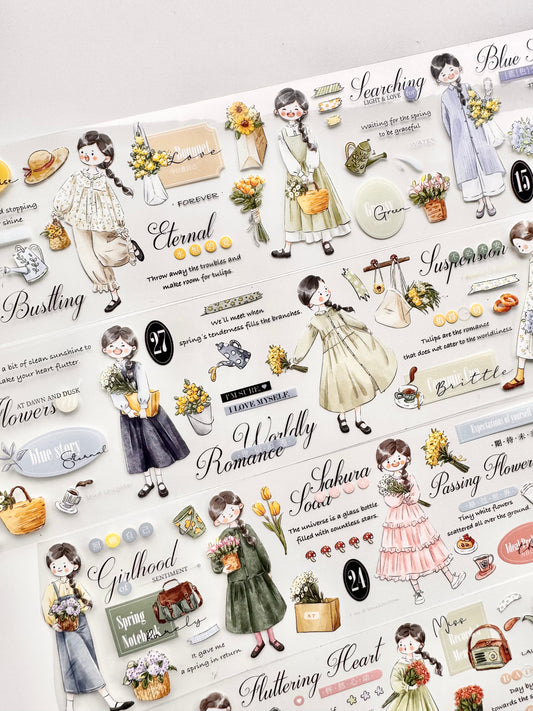 NEW! Xiyue Studio - Man Man | 6cm PET Tape | Release Paper | 5.1M