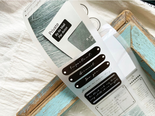 TOP Studio - A Letter | 5cm Matte PET Tape |  Release Paper