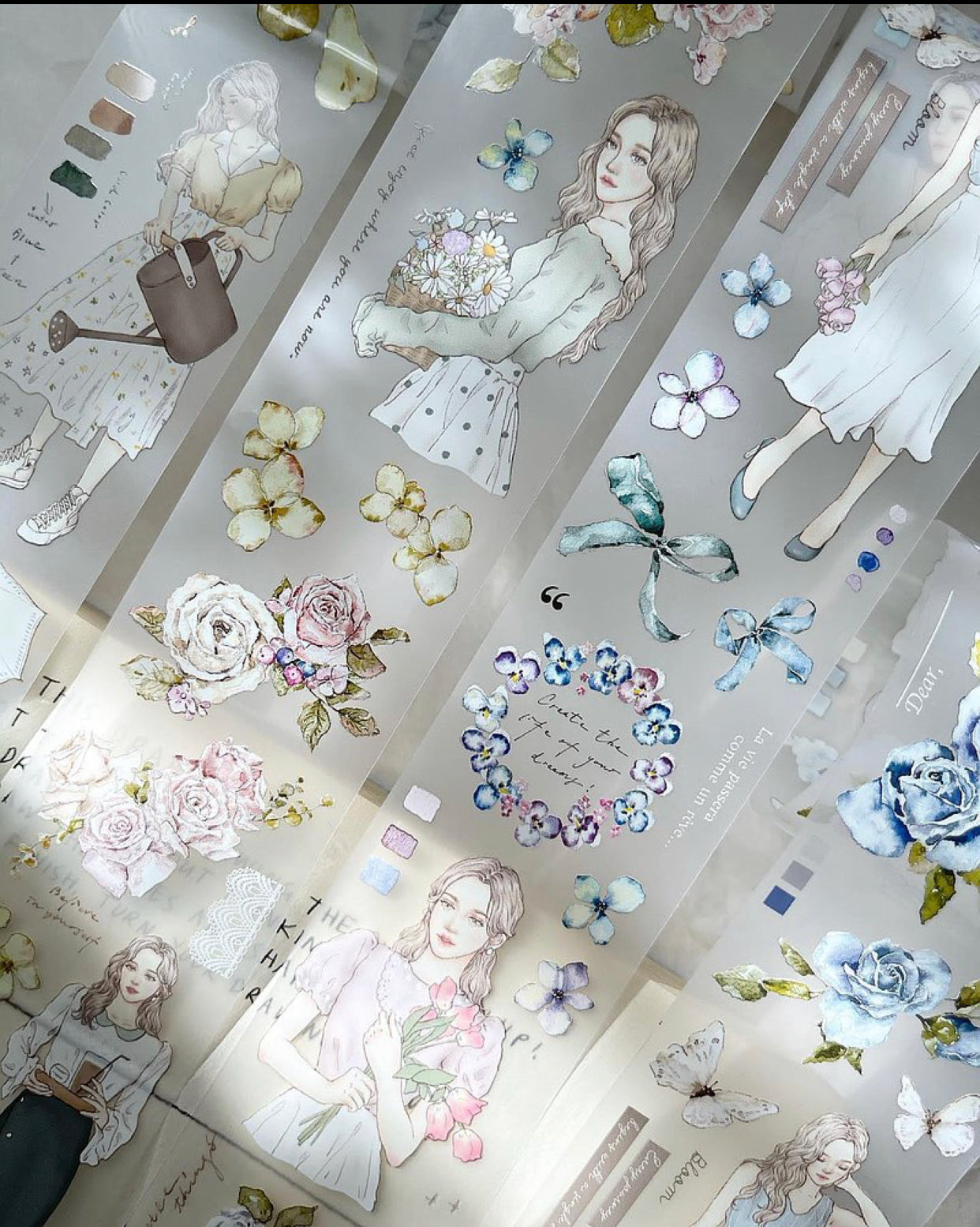 Pion - Bloom | 5cm Matte PET Tape | Release Paper