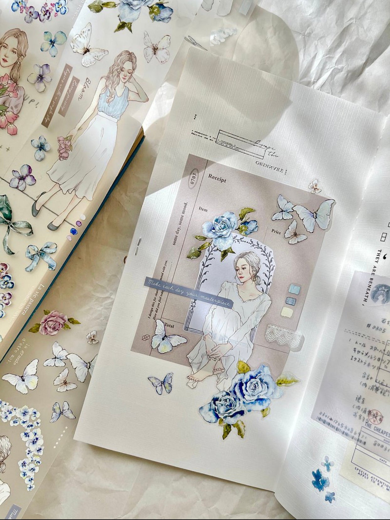 Pion - Bloom | 5cm Matte PET Tape | Release Paper
