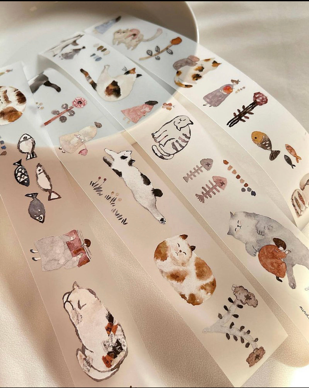 Pion - Cat Girl | 3.5cm PET Tape | Release Paper
