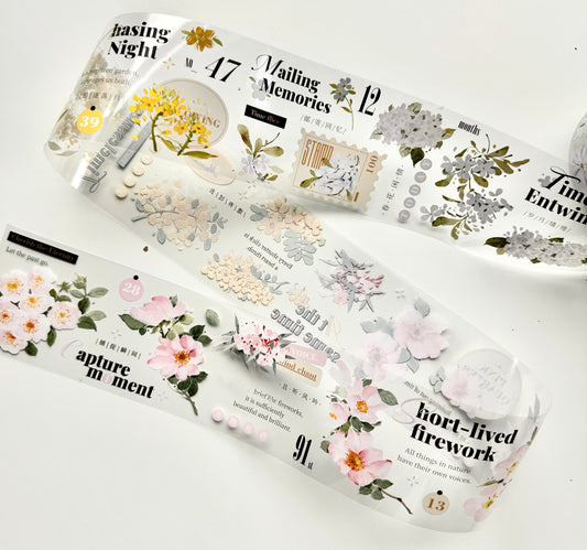 NEW! Xiyue Studio - Spring | 6.5cm PET Tape | Release Paper | 6.1M