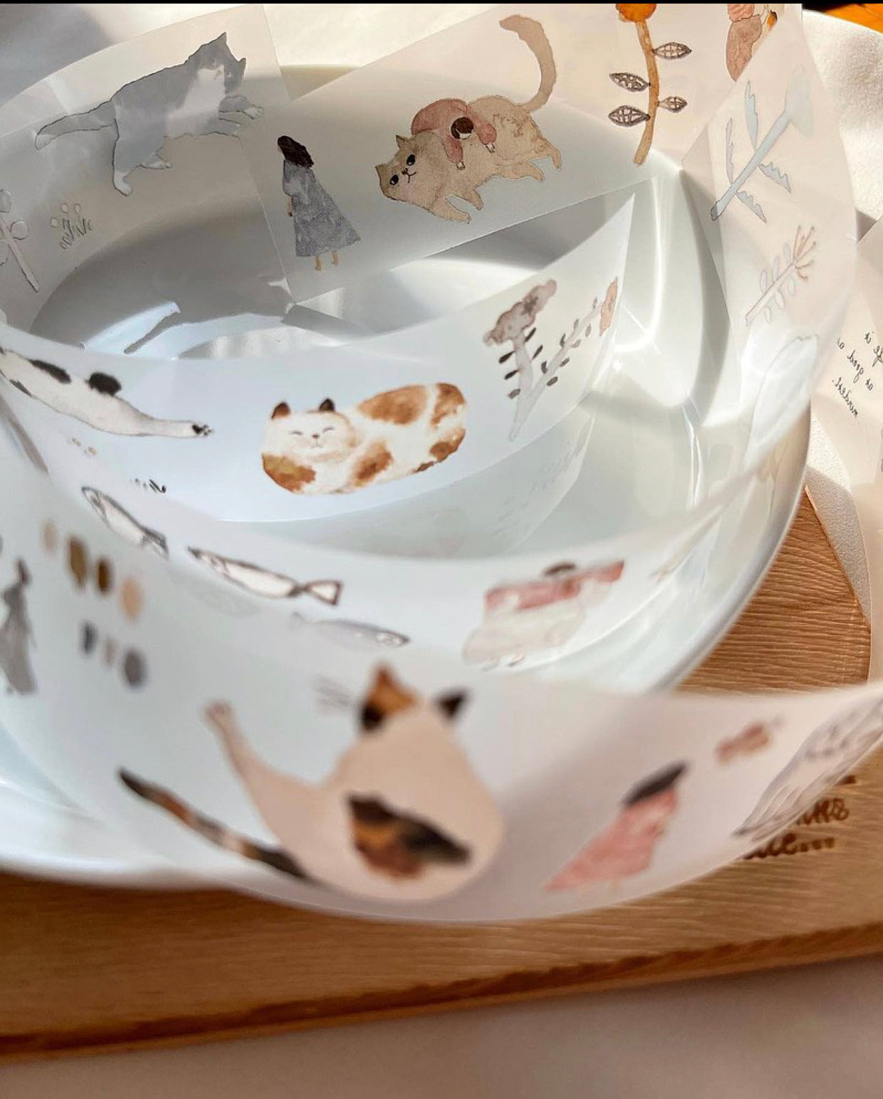 Pion - Cat Girl | 3.5cm PET Tape | Release Paper