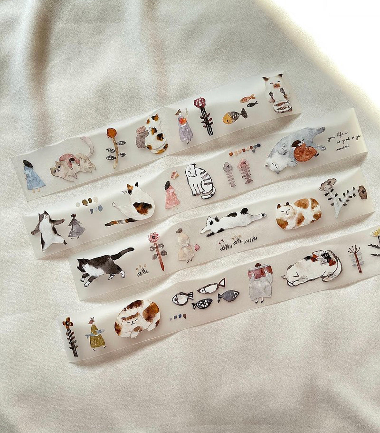 Pion - Cat Girl | 3.5cm PET Tape | Release Paper