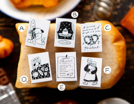 NEW! OURS - The Gift - Bakery Series | Rubber Stamps