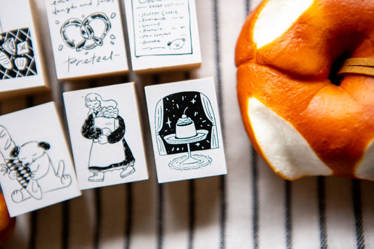 NEW! OURS - The Gift - Bakery Series | Rubber Stamps