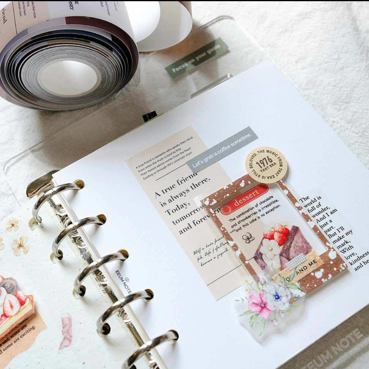 NEW! Sonia - Whispered Word | 3.5cm Paper Tape | Release Paper