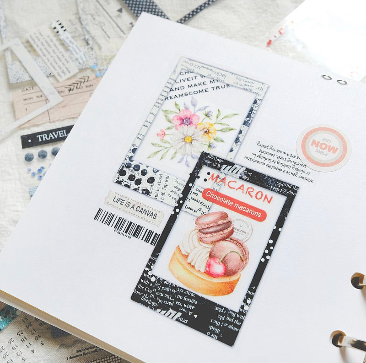 NEW! Sonia - Polaroid | 4cm PET Tape | Release Paper