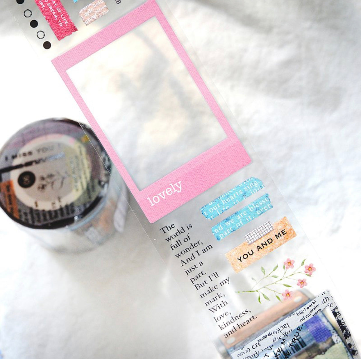 NEW! Sonia - Polaroid | 4cm PET Tape | Release Paper