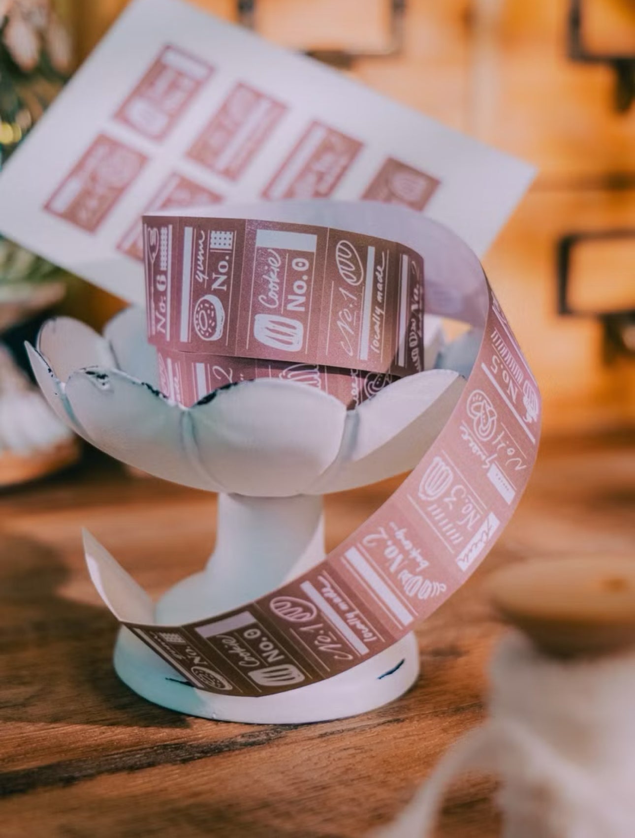 NEW! Meow Illustration - Yum Yum Patisserie | Label Sticker Tape | Release Paper