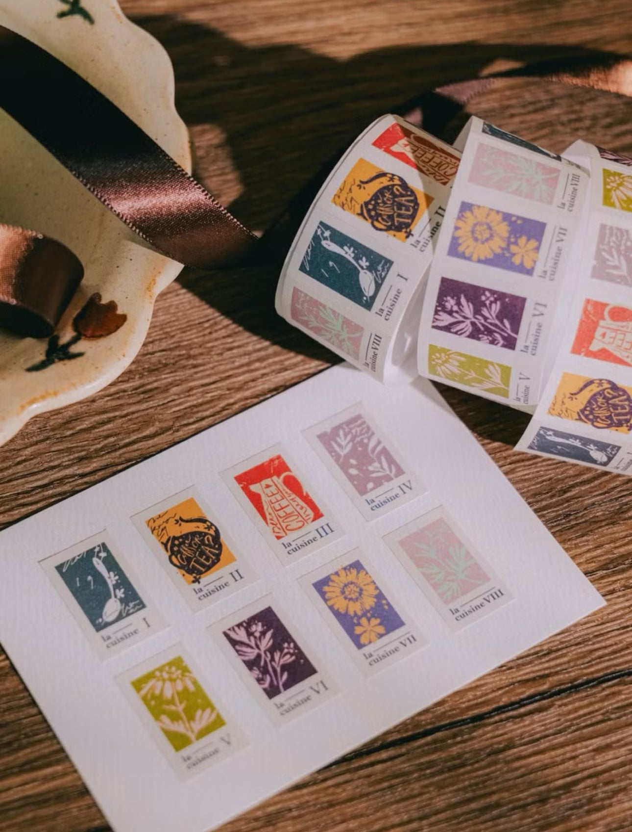 NEW! Meow Illustration - The Gallery | Label Sticker Tape | Release Paper