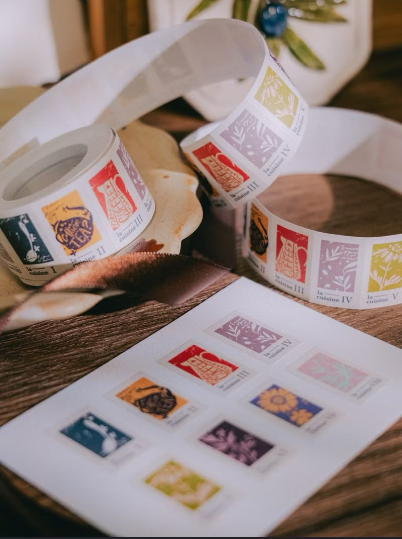 NEW! Meow Illustration - The Gallery | Label Sticker Tape | Release Paper