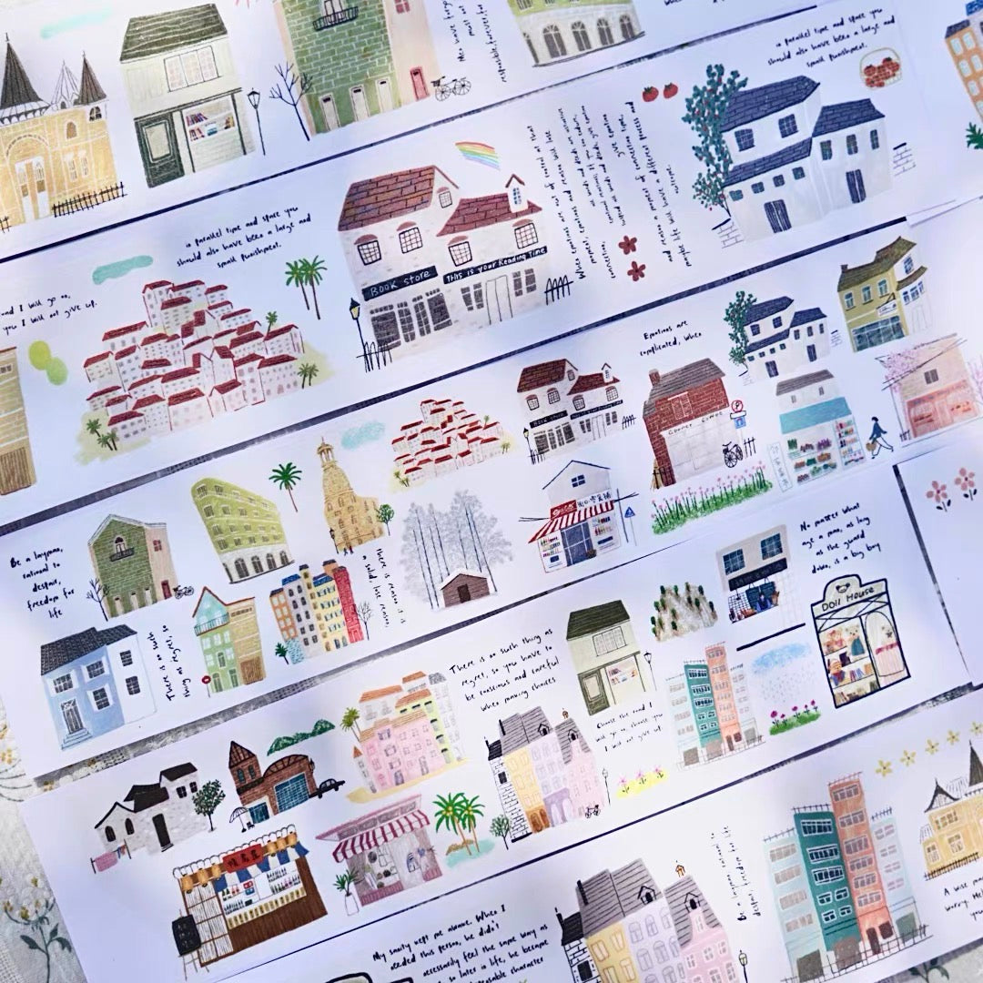 Wongyuanle Vol.5 - Building & Blocks | 6cm Tape | Release Paper