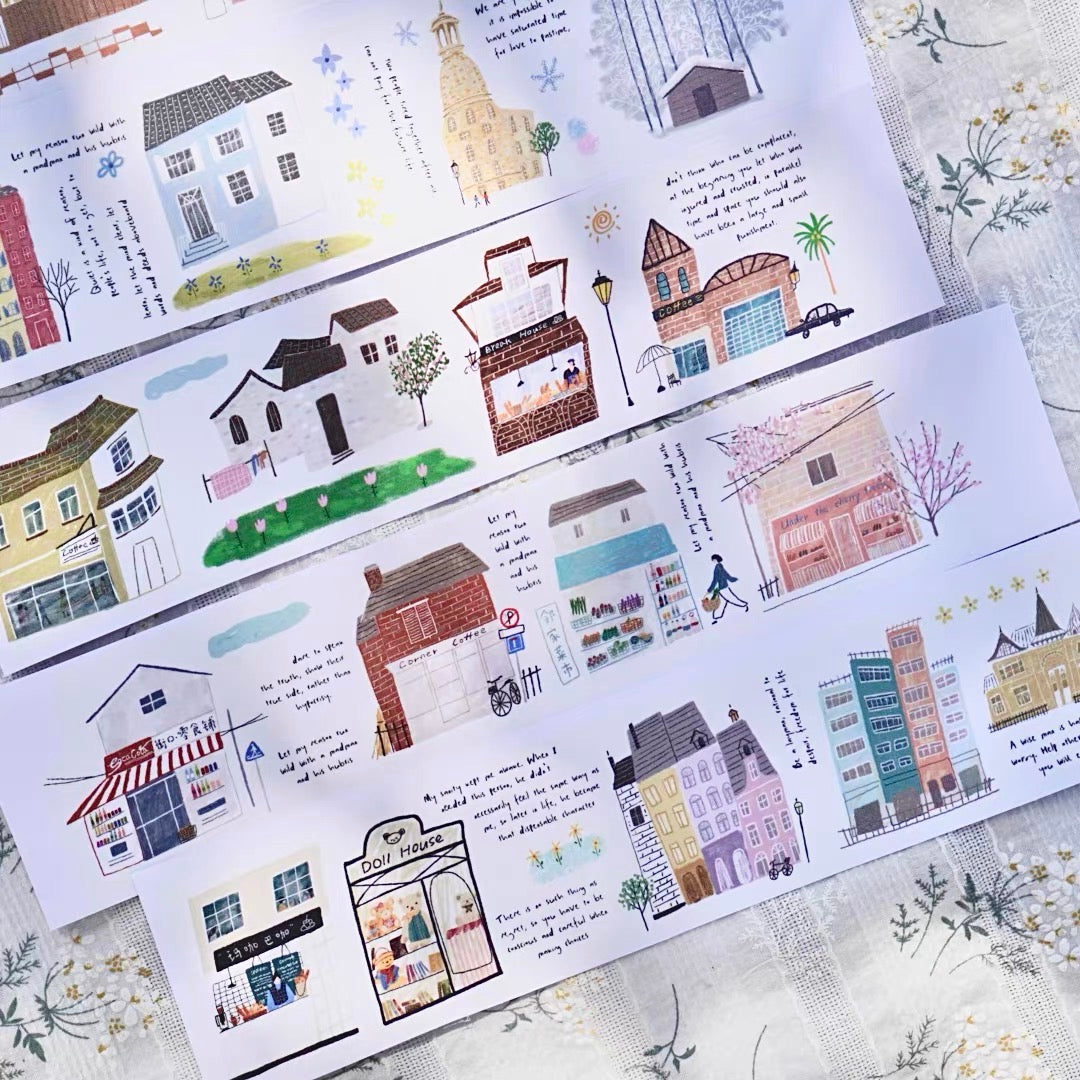 Wongyuanle Vol.5 - Building & Blocks | 6cm Tape | Release Paper