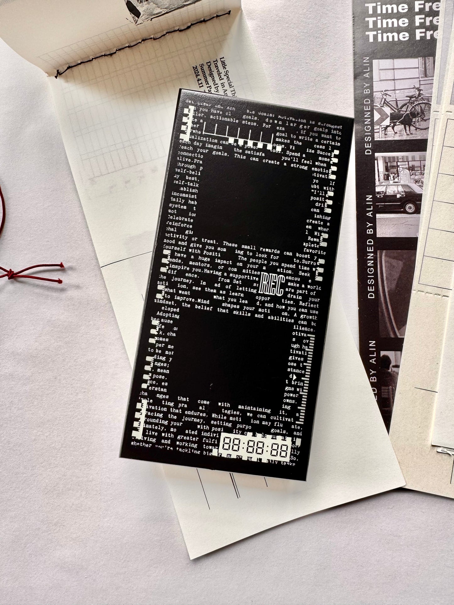 NEW! Journal Pages - Frame by Frame A | Rubber Stamp