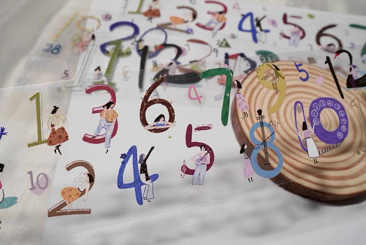 Wongyuanle Vol.5 - Girl's Calendar | 5cm Tape | Release Paper