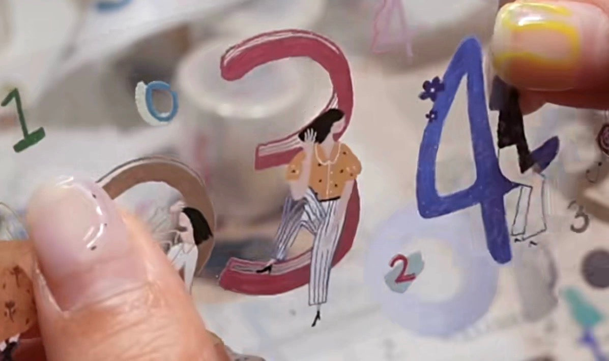 Wongyuanle Vol.5 - Girl's Calendar | 5cm Tape | Release Paper