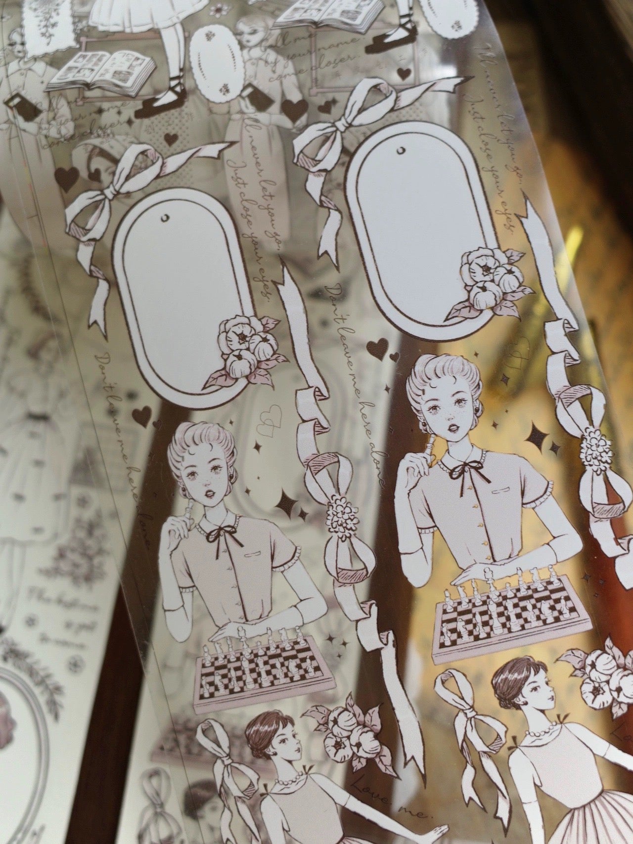 Yier Studio -Miss Rolla | 4.5cm PET Tape | Release Paper | 5M