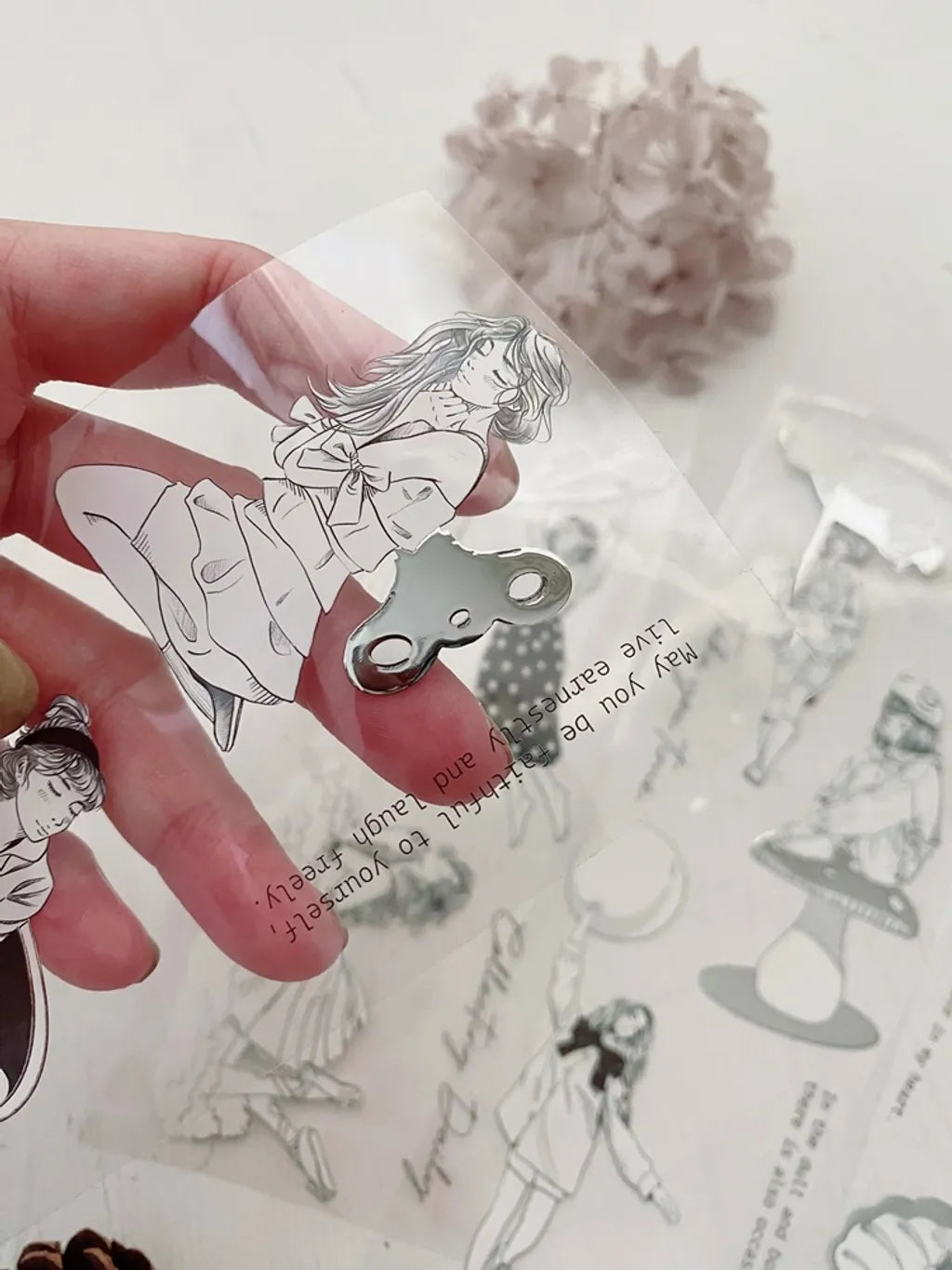 NEW! Hairmo - Fantasy Dream | Silver Foil | 7.5cm PET Tape | Release Paper
