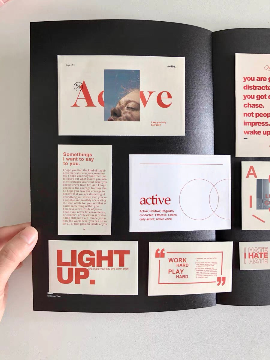 Archive Studio - Active | 12pcs Deco Pack | Ephemera Paper | Sticker